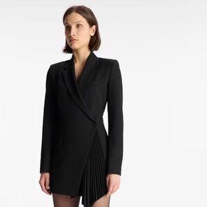 A.L.C. Juliet Pleated Blazer Mini Dress Timeless Black Size 8
